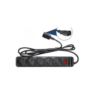 Мережевий фільтр живлення LogicPower LP-X5-UPS 2.0м, 0,75mm2, 10A (2753)