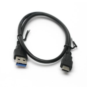 Дата кабель USB 3.0 AM to USB-C 0.5m PowerPlant (KD00AS1253)