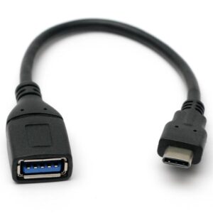 Дата кабель OTG USB 3.0 AF to USB-C 0.1m PowerPlant (KD00AS1257)