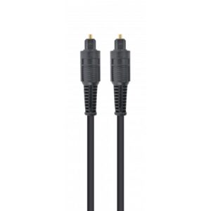 Кабель мультимедійний Optical Toslink 1.0m black Cablexpert (CC-OPT-1M)