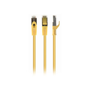 Патч-корд 5м S/FTP Cat 6A CU LSZH yellow Cablexpert (PP6A-LSZHCU-Y-5M)