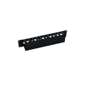 Кабельний організатор 19" 1U гребінка, RAL 9005 Mirsan (MR.OKK1U19.01)