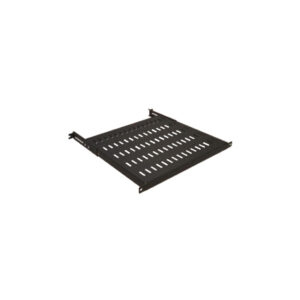 Полка 19" Mirsan 1U глиб. 525мм, регульована 525-710, RAL 9005 (MR.SBR80.01_YK)