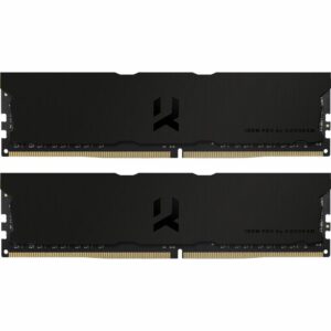 Модуль пам'яті для комп'ютера DDR4 16GB (2x8GB) 3600 MHz Iridium Pro Deep Black Goodram (IRP-K3600D4V64L18S/16GDC)