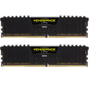 Модуль пам'яті для комп'ютера DDR4 16GB (2x8GB) 3600 MHz Vengeance LPX Black Corsair (CMK16GX4M2Z3600C18)