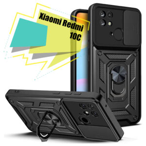 Чохол до мобільного телефона BeCover Military Xiaomi Redmi 10C Black (707425)
