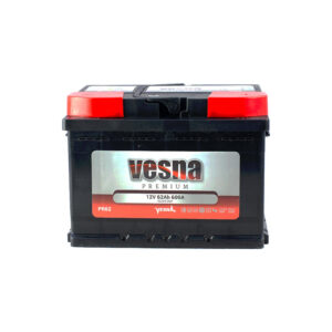 Акумулятор автомобільний Vesna 62 Ah/12V Premium Euro (415 062)