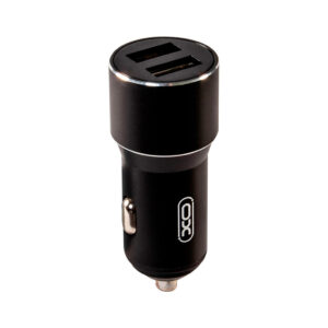 Зарядний пристрій XO CC30 Metal Car Charger Black (XO-CC30-BK)