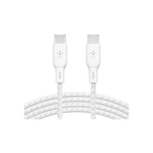 Дата кабель USB-C to USB-C 3.0m 100W white Belkin (CAB014BT3MWH)