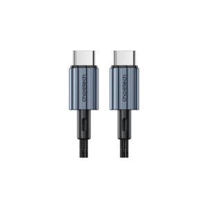 Дата кабель USB-C to USB-C 1.2m USB 2.0 60W Choetech (XCC-1014-BK)