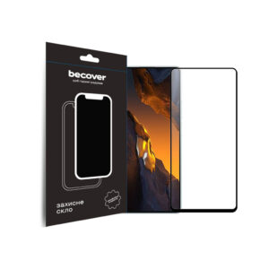 Скло захисне BeCover Poco F5 Black (709743)