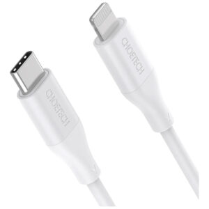 Дата кабель USB-C to Lightning 1.0m USB2.0 30W MFI Choetech (IP0040-WH)