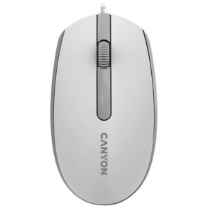 Мишка Canyon M-10 USB White Grey (CNE-CMS10WG)