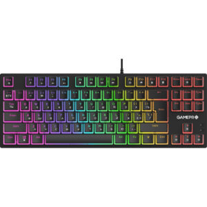 Клавіатура GamePro MK80R Red Switch RGB USB Black (MK80R)