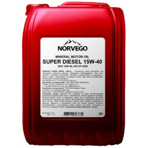 Моторна олива NORVEGO SUPER DIESEL 15W40 20л