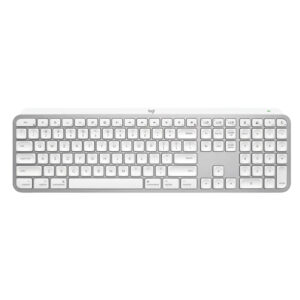 Клавіатура Logitech MX Keys S для MAC Bluetooth/Wireless UA Pale Grey (920-011638)