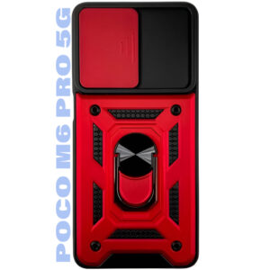 Чохол до мобільного телефона BeCover Military Poco M6 Pro 4G Red (710940)