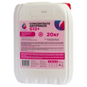 Антифриз NanoFrost G12+ рожевий, 20кг