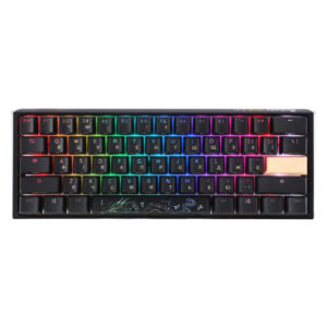 Клавіатура Ducky One 3 Mini Cherry MX Red RGB UA USB Black (DKON2161ST-RUAPXCLAWSC1)
