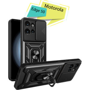 Чохол до мобільного телефона BeCover Military Motorola Edge 50 Black (713050)