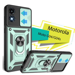 Чохол до мобільного телефона BeCover Military Motorola Moto G04/G04s Dark Green (713064)