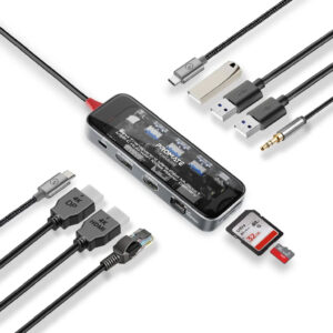 Концентратор Promate USB Hub 11 ports transhub-pro (transhub-pro)