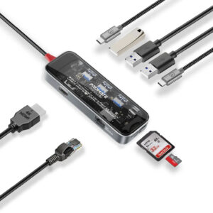 Концентратор Promate USB Hub 9 ports transhub-go (transhub-go)