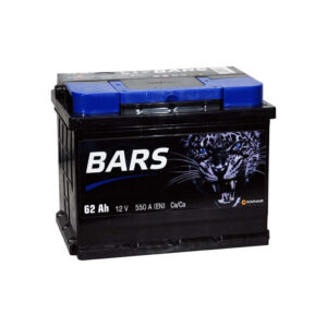 Акумулятор автомобільний Bars 62Ah Ев (-/+) (550EN)