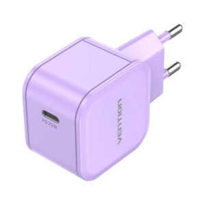 Зарядний пристрій Vention 1xUSB-C 20W PD3.0/QC3.0 Purple (FEJV0-EU)