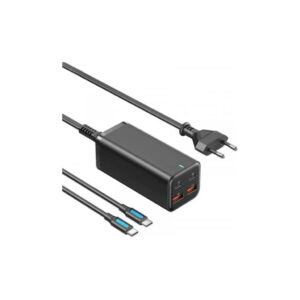 Зарядний пристрій Vention 4xUSB 100W (2xUSB-C+2xUSB-A) PD3.0/QC 3.0/GaN Black (FBSBG-EU)