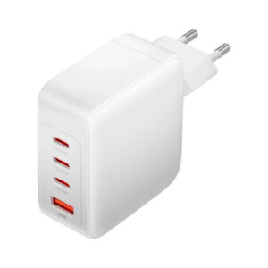 Зарядний пристрій Vention 4xUSB 140W (3xUSB-C+USB-A) PD3.1/QC3.0/GaN White (FEIW0-EU)