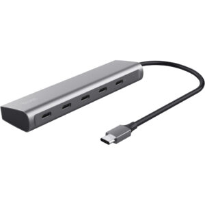 Концентратор Trust Halyx 5-Port USB-C Hub (25136)