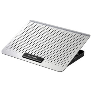 Підставка до ноутбука IceCoorel 10-15.6", 1*180mm 580 RPM, 2*USB, 350x225x26mm, Silver (A18)