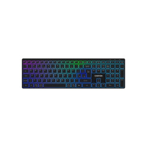 Клавіатура Canyon HKB-W11 Slim Dual Mode Wireless/Bluetooth RGB UA Black (CNS-HBTK11B)