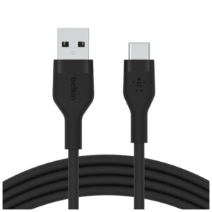 Дата кабель USB 2.0 AM to USB-C 3.0m 15W Black Belkin (CAB008BT3MBK)