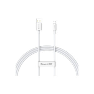 Дата кабель USB 2.0 AM to USB-C 1.0m Superior Fast Charging 60W white Baseus (CAYS000902)