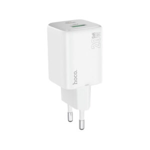 Зарядний пристрій HOCO N41 Almighty 1xUSB-C PD20W + 1xUSB QC3.0 White (6942007617031)