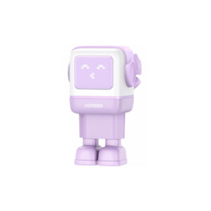 Зарядний пристрій Ugreen CD361 Robot tech Fast Charger 3xUSB 2xUSB-C + USB-A PD65W GaN Purple (35291)