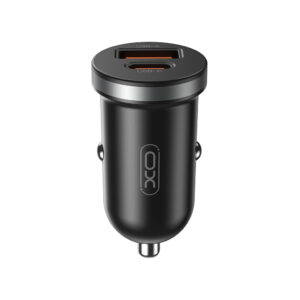 Зарядний пристрій XO CC56 USB-C PD30W + USB-A Black (CC56_Black)