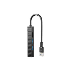 Концентратор XO USB 3.0 4-in-1 порти XO HUB014A.black (HUB014A.black)