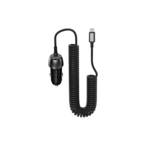 Зарядний пристрій Promate 33W USB-C cable + USB-A port (powerdrive-33pdc.black)