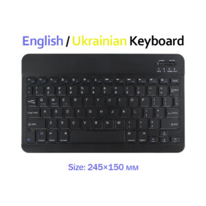 Клавіатура BeCover (245х150 мм) Bluetooth UA Black (713405)