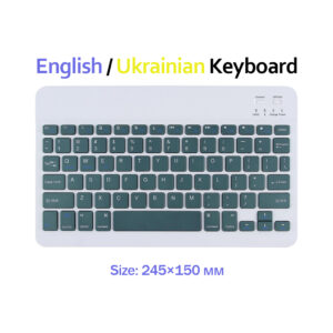 Клавіатура BeCover (245х150 мм) Bluetooth UA Dark Green (713406)