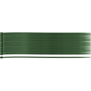 Стяжка Neo Tools 50шт, пластик, 2.5х200мм, зелена (15-977)