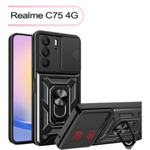 Чохол до мобільного телефона BeCover Military Realme C75 4G Black (713539)