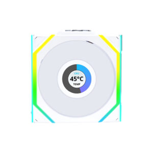 Кулер до корпусу Lian Li Uni Fan SL WIRELESS LCD Reverse, 120-1 (G99.12RSLLCD1W1W.00)