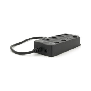 Концентратор Voltronic USB 3.0 to 4xUSB with LED buttons black (YT-3H4A)