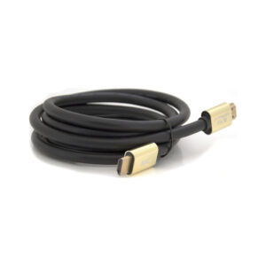 Кабель мультимедійний HDMI M to HDMI M 1.8m V2.1 8K black Merlion (YT-HDMI(M)/(M)8KV2.1-1.8m)