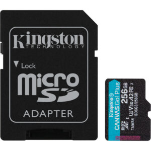 Карта пам'яті Kingston 256GB microSDXC class 10 UHS-I U3 A2 Canvas Go Plus (SDCG3/256GB)