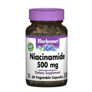 Вітамін Bluebonnet Nutrition Ніацинамід (B3) 500мг, 60 гелевих капсул (BLB0466)